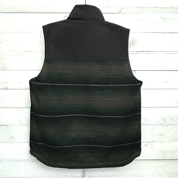 Pendleton Men’s M/L Wool Blend Vest • Black Green • NWT - Picture 2 of 12